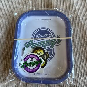 Lumpy’s Flowers Metal Cannabis Rolling Tray NEW